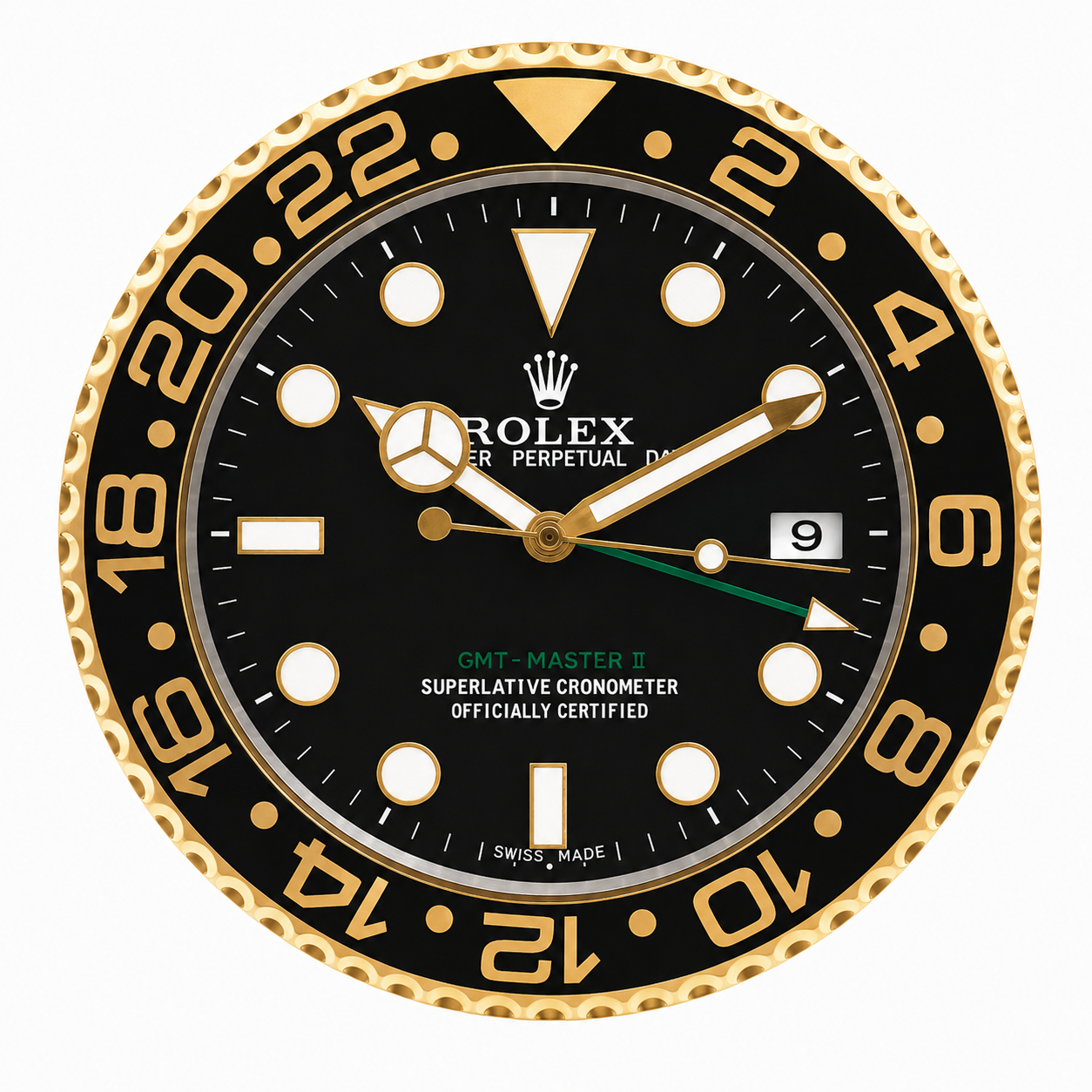 ChronoWall Ocean Black Gold 35