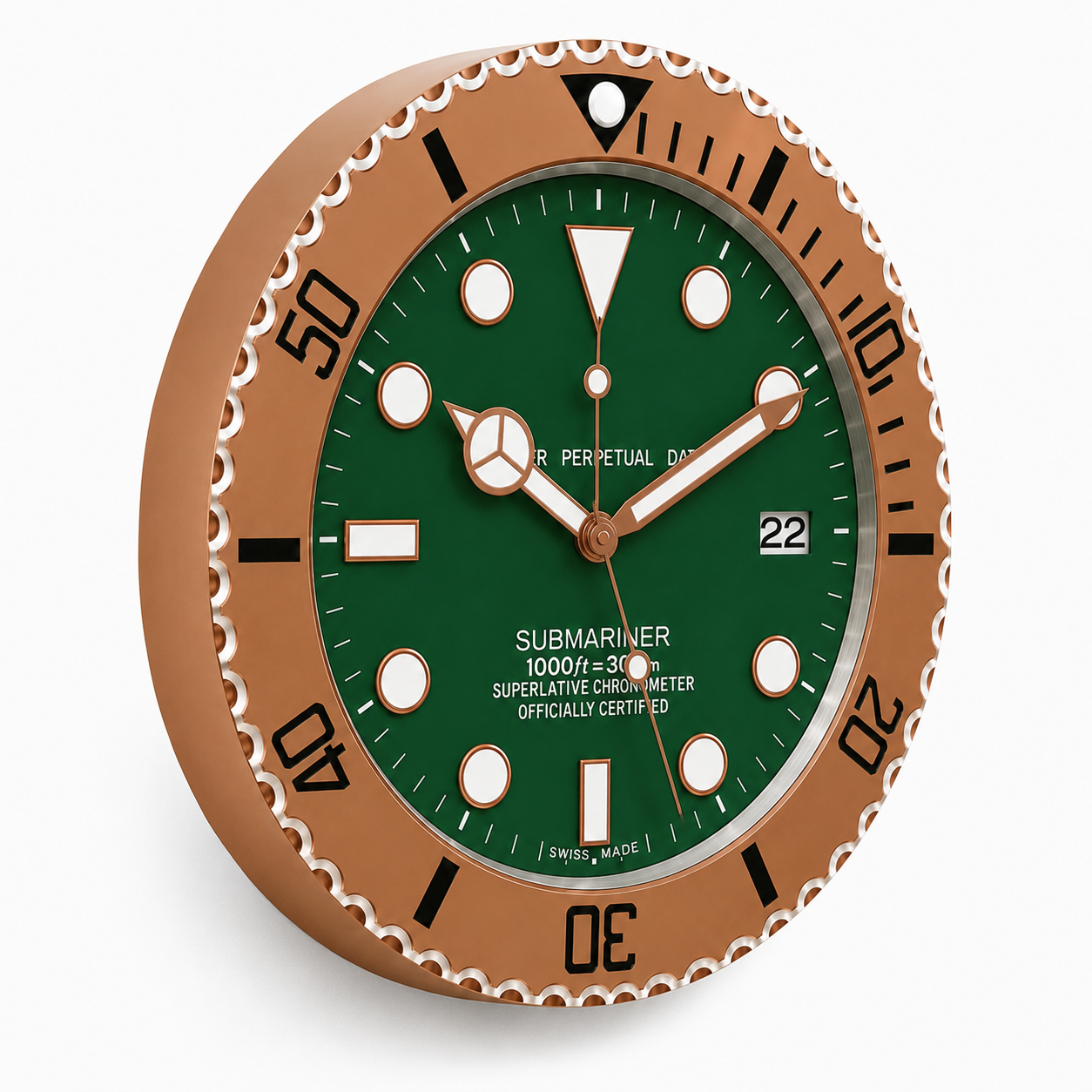 ChronoWall Marine Emerald Rose 35