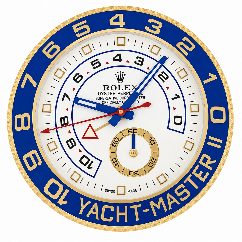 ChronoWall Yacht Regatta Blue Gold 35