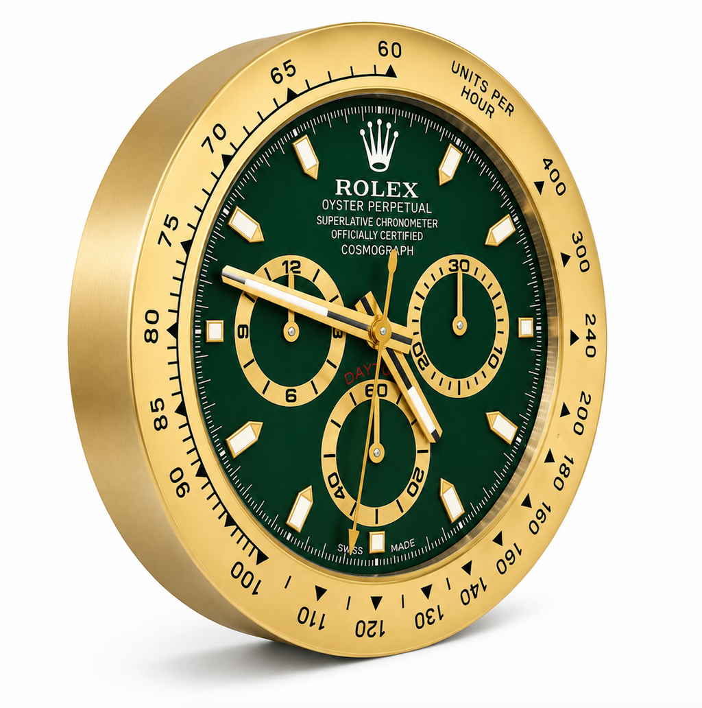 ChronoWall Racing Green Gold 35