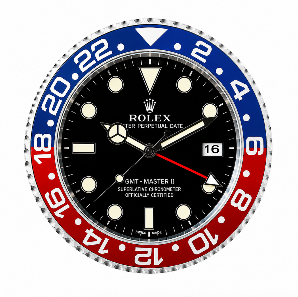 ChronoWall Ocean Blue Red 35