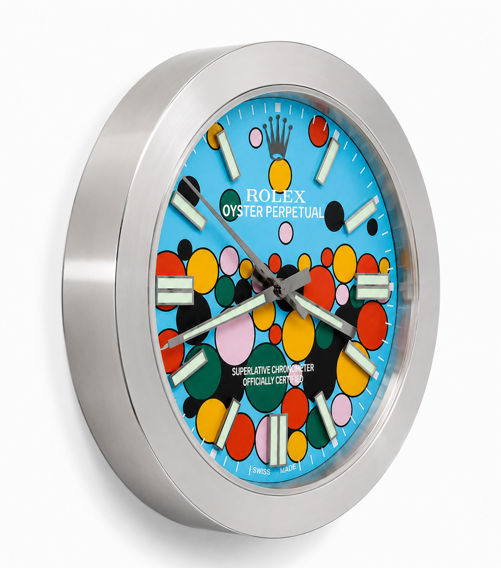 ChronoWall Bubble Tiffany Silver 35