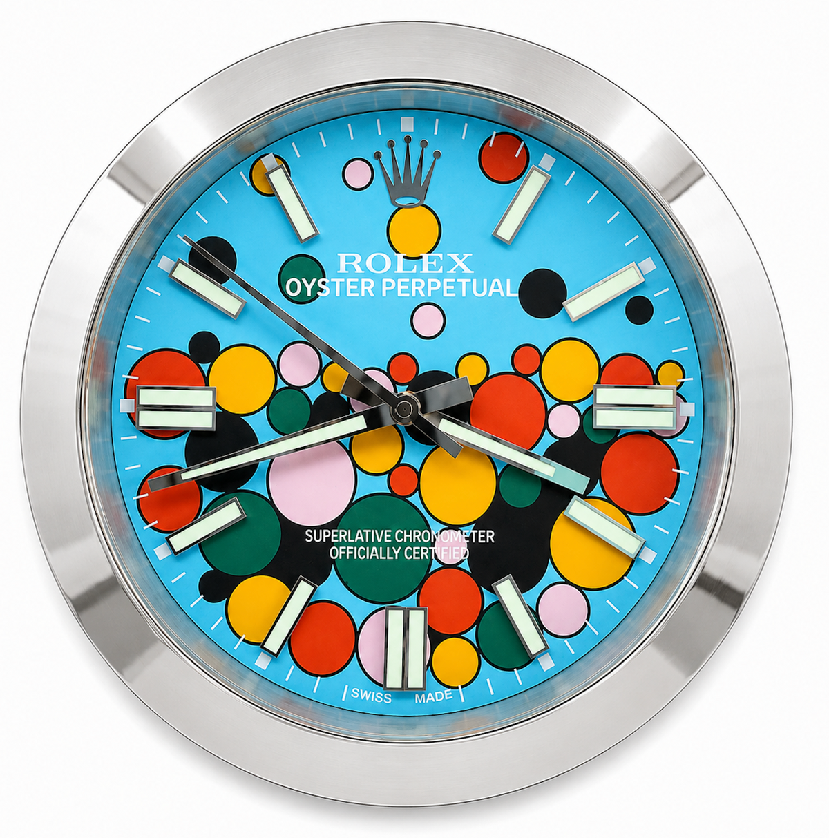 ChronoWall Bubble Tiffany Silver 35